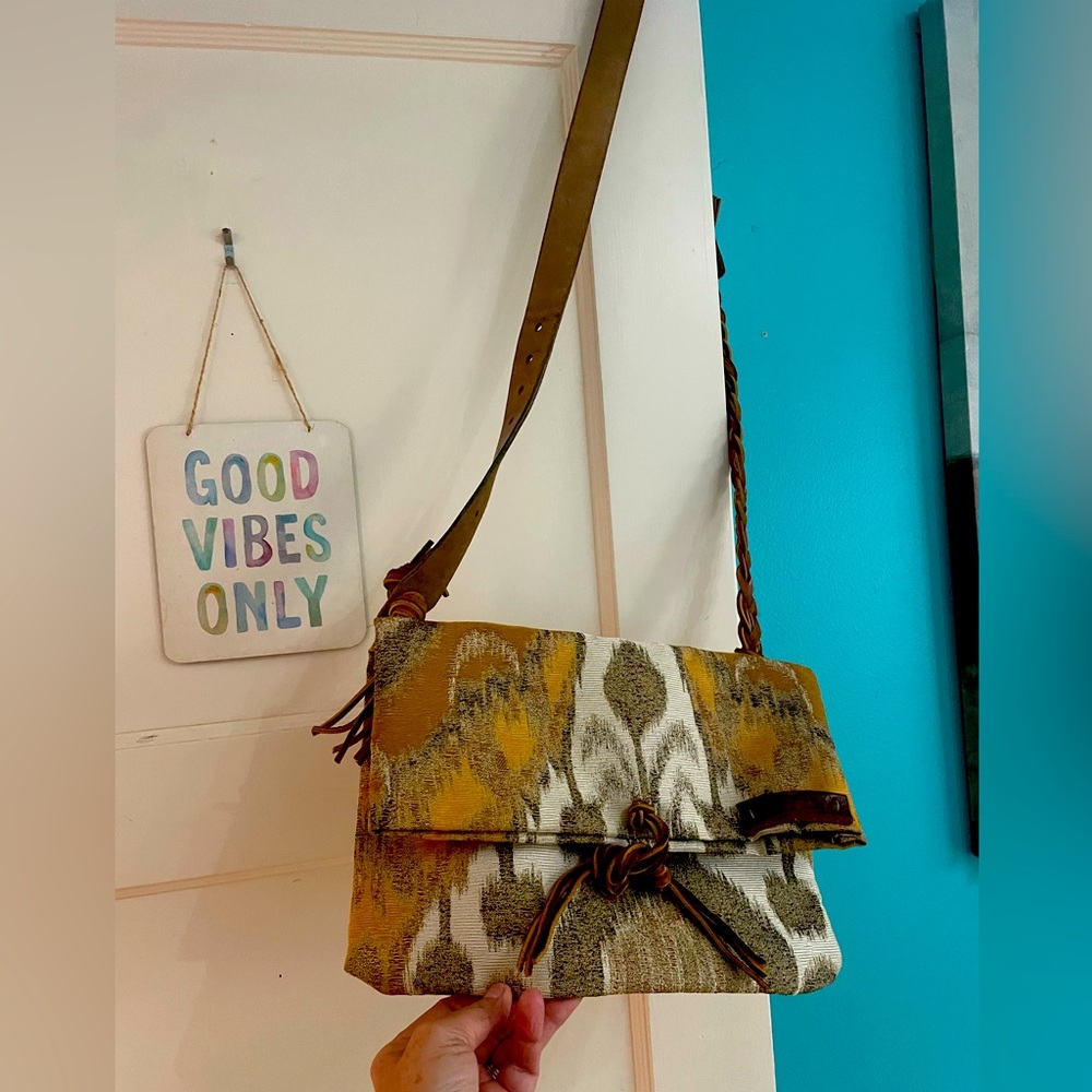 Crossover bag, Unique one of a kind
Strap made of a belt